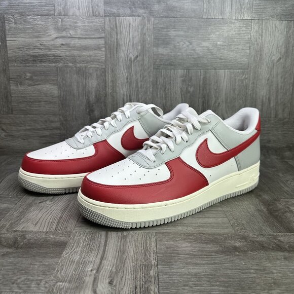 Nike Air Force 1 Low '07 Men's size 11.5 Gym Red Casual Shoes HJ9094-012 - Picture 4 of 8